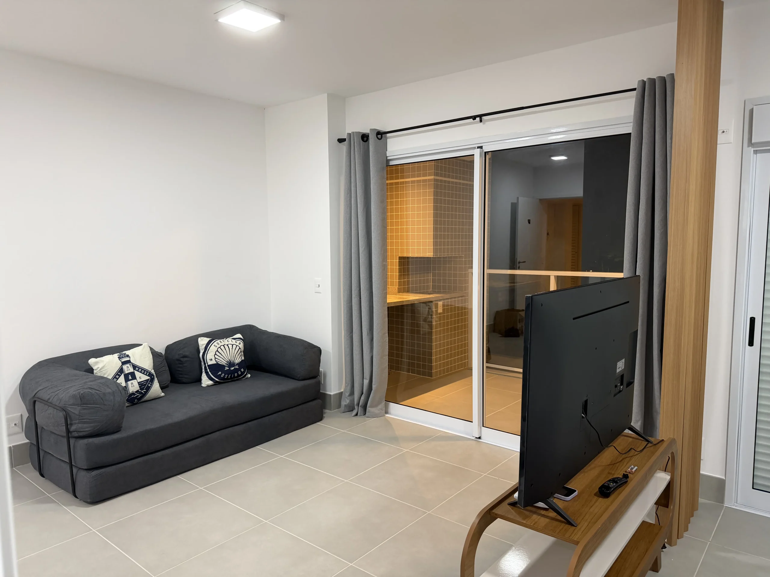 Studio com sofá-cama em São Lourenço